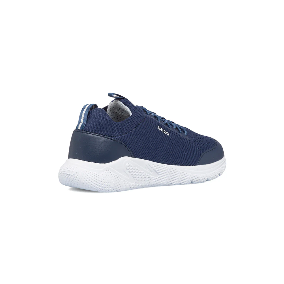 Sneakers blu in tessuto mesh da bambino Geox Sprintye - Image 3