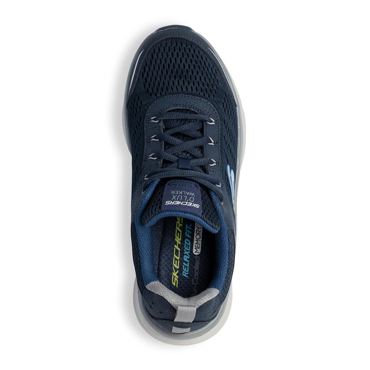 Sneakers blu in tessuto traspirante Skechers D'Lux Walker - Image 8