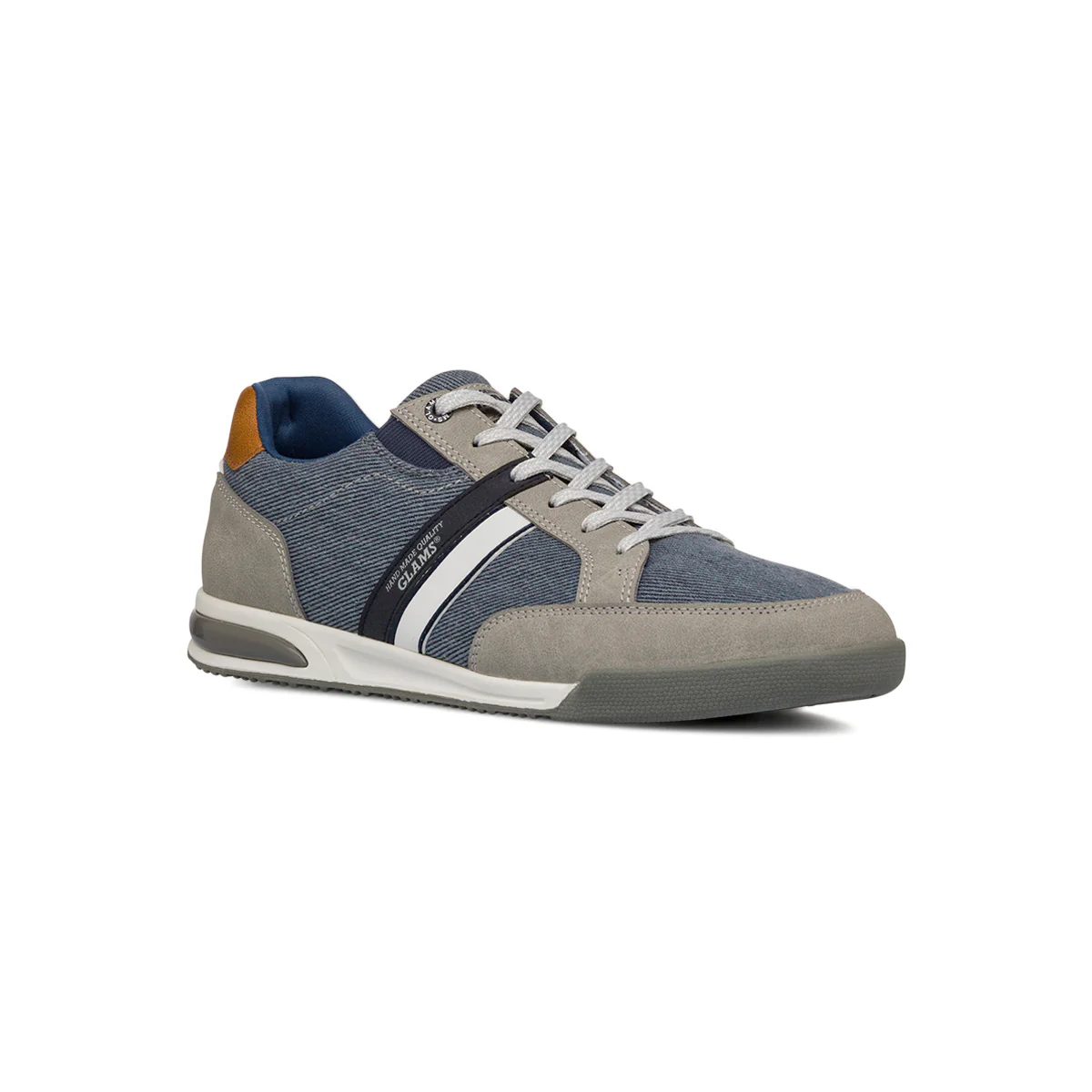 Sneakers blu jeans da Uomo con dettagli grigi Glams - Image 2