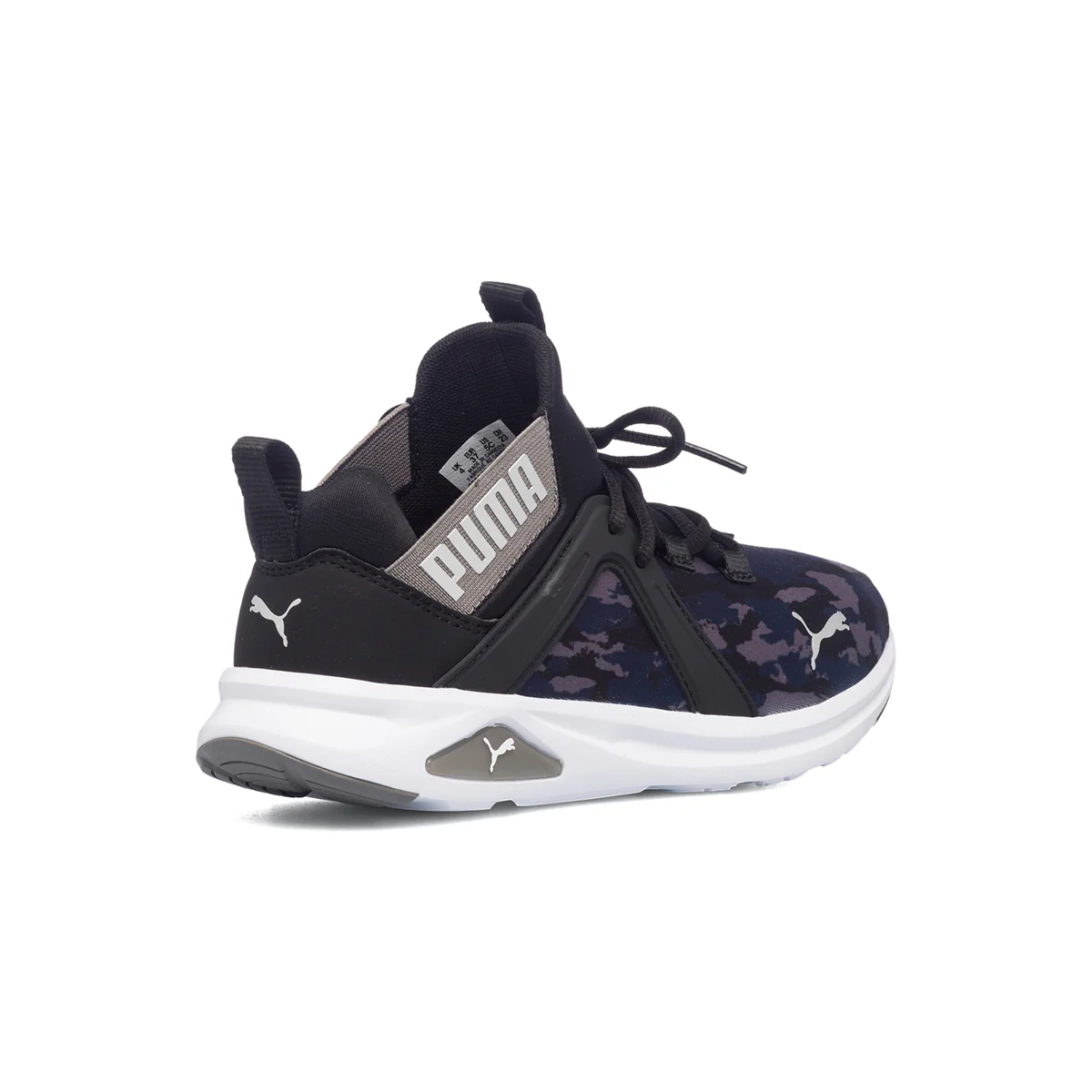 Sneakers blu mimetico in tessuto con inserti elastici Puma Enzo 2 Camo Jr - Image 3