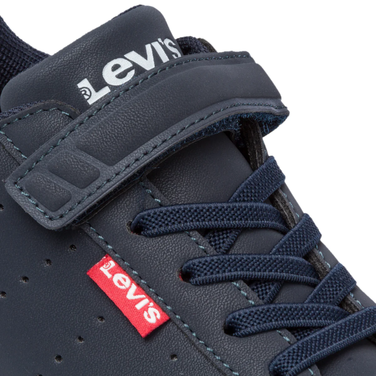 Sneakers blu navy con dettagli traforati Levi's Avenue Mini - Image 6