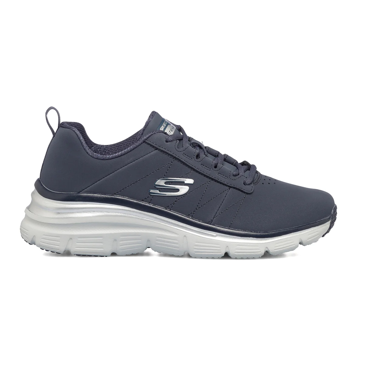 Sneakers blu navy con sottopiede Memory Foam Skechers Fashion Fit True Feels