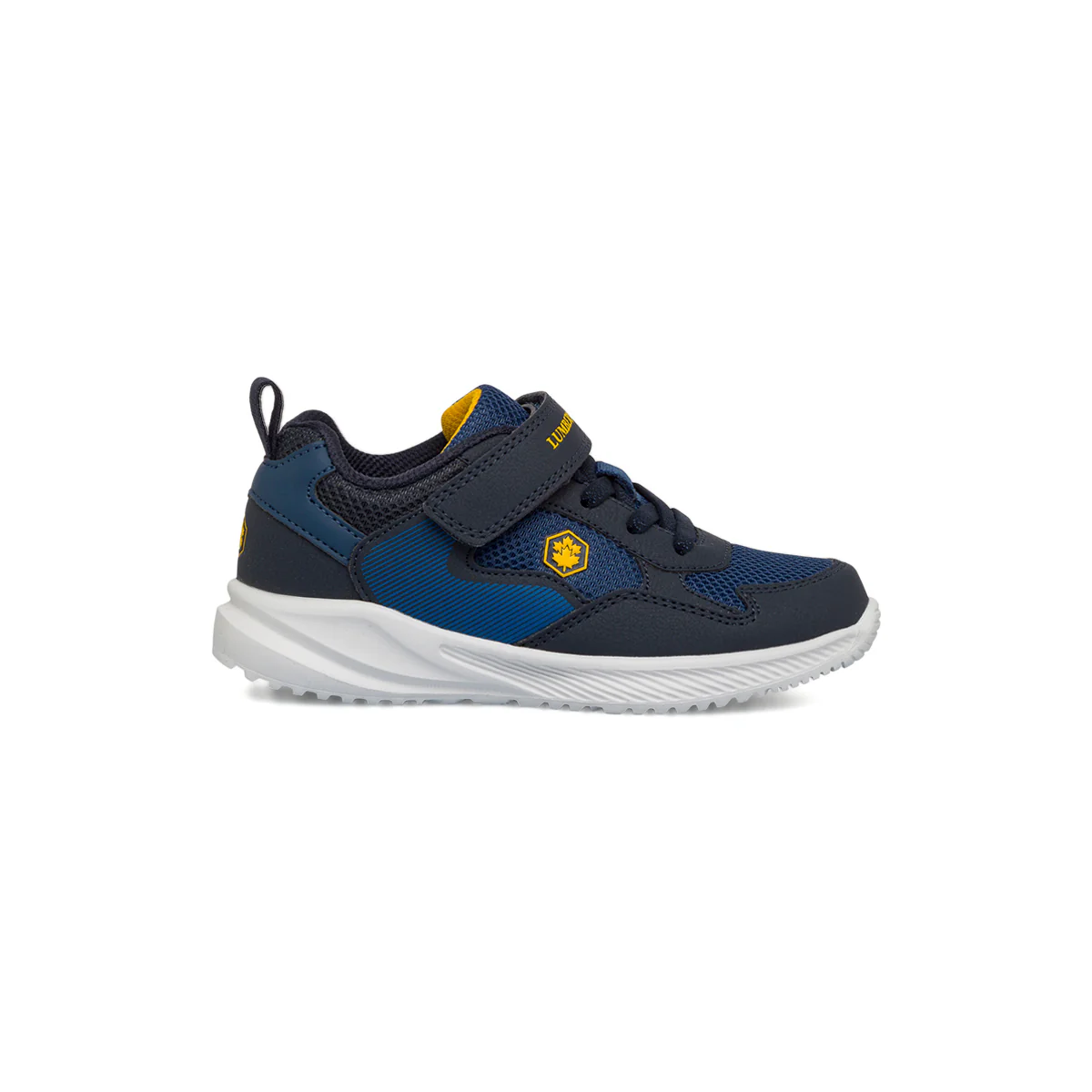 Sneakers blu navy da bambino con logo laterale Lumberjack Kidza PS