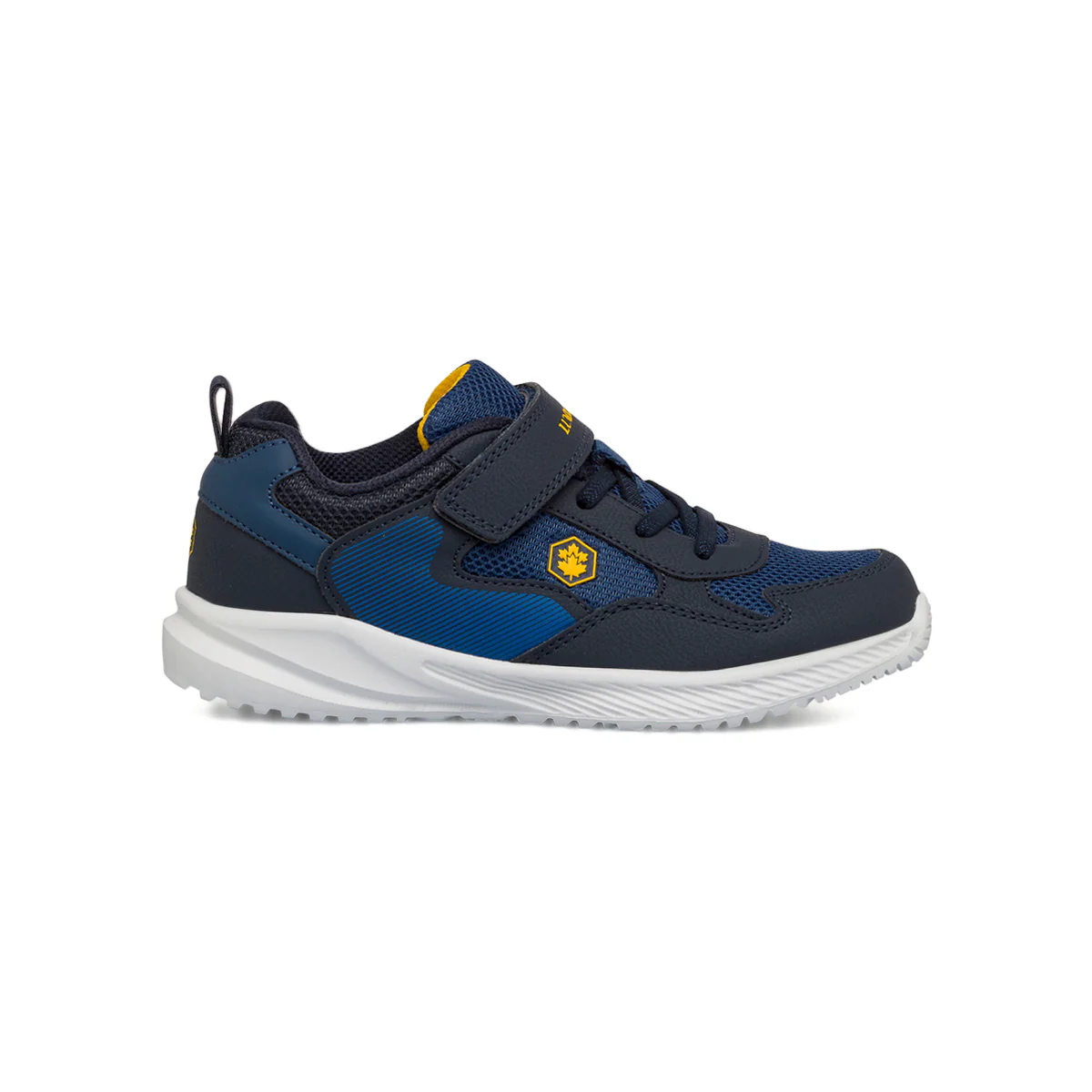 Sneakers blu navy da ragazzo con logo laterale Lumberjack Kidza GS