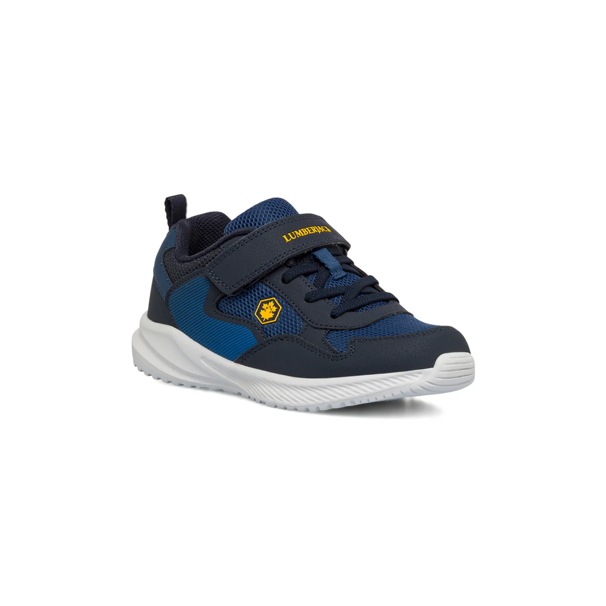 Sneakers blu navy da ragazzo con logo laterale Lumberjack Kidza GS - Image 2