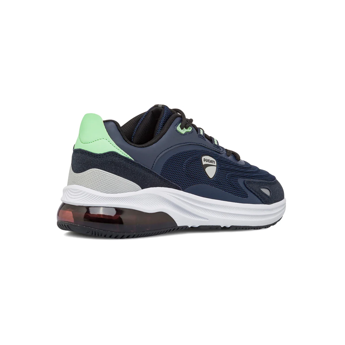 Sneakers blu navy da Uomo con inserti e log in contrasto Ducati - Image 3