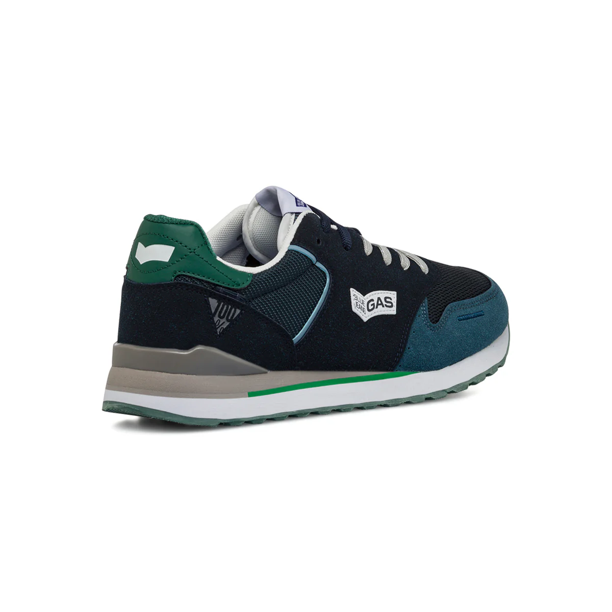 Sneakers blu navy da uomo con logo laterale Gas Alba - Image 3