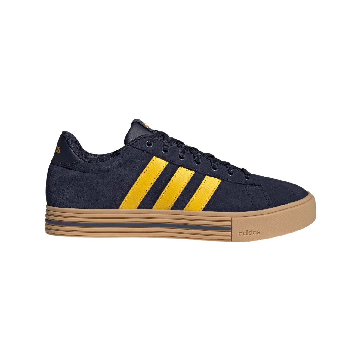 Sneakers blu navy da Uomo con strisce gialle DAILY 4.0 adidas