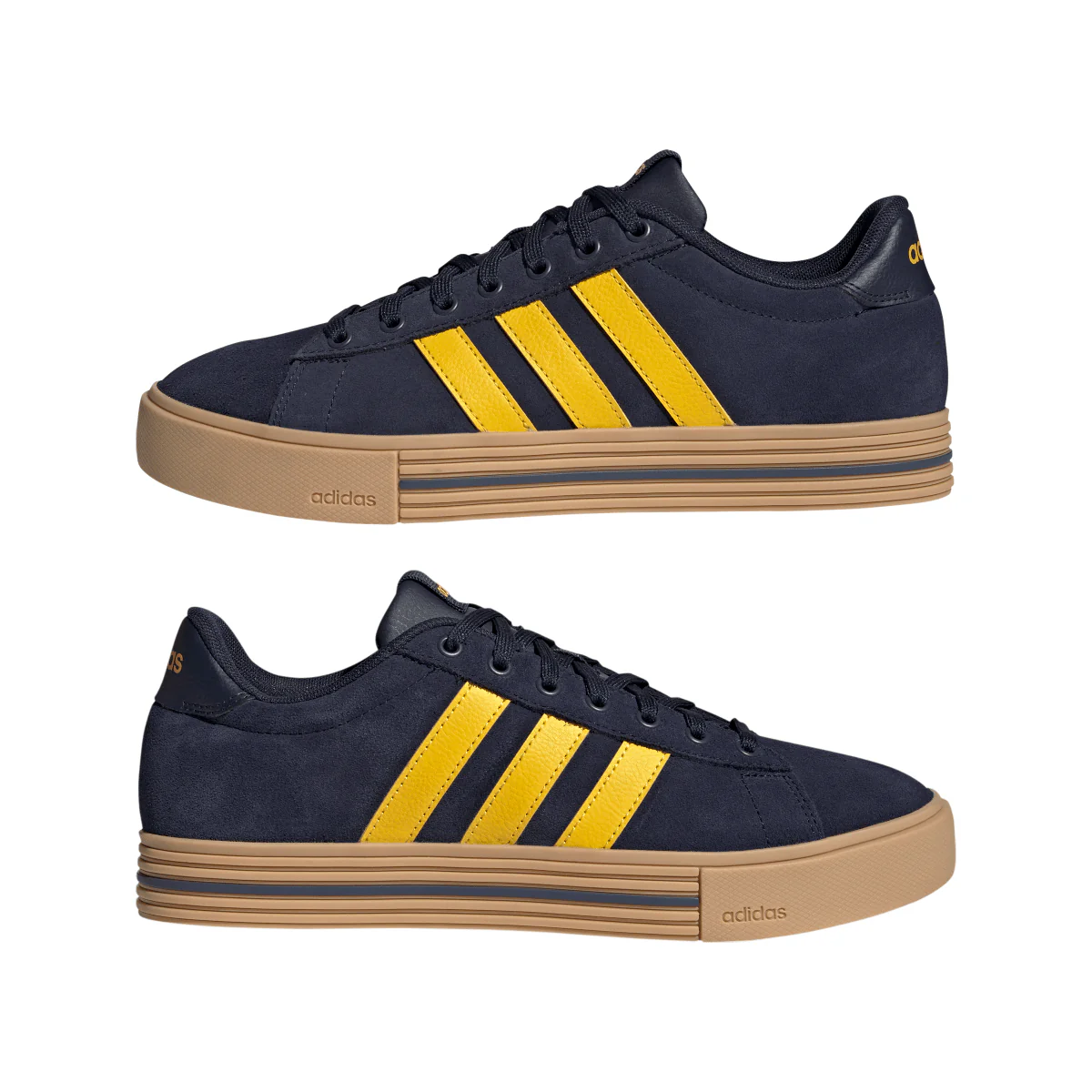Sneakers blu navy da Uomo con strisce gialle DAILY 4.0 adidas - Image 5