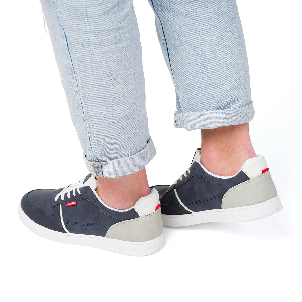 Sneakers blu navy da uomo Riflessi Urbani - Image 3