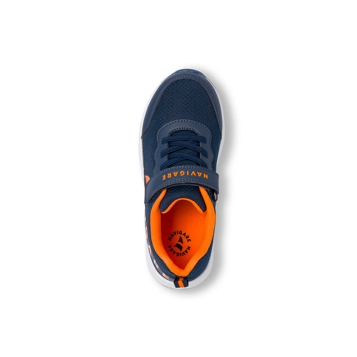 Sneakers blu navy e arancioni da Ragazzo Navigare - Image 6