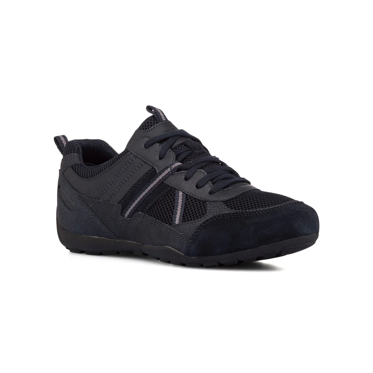 Sneakers blu navy in pelle scamosciata da uomo Geox Ravex - Image 2