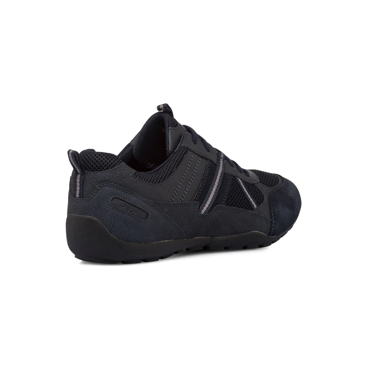 Sneakers blu navy in pelle scamosciata da uomo Geox Ravex - Image 3