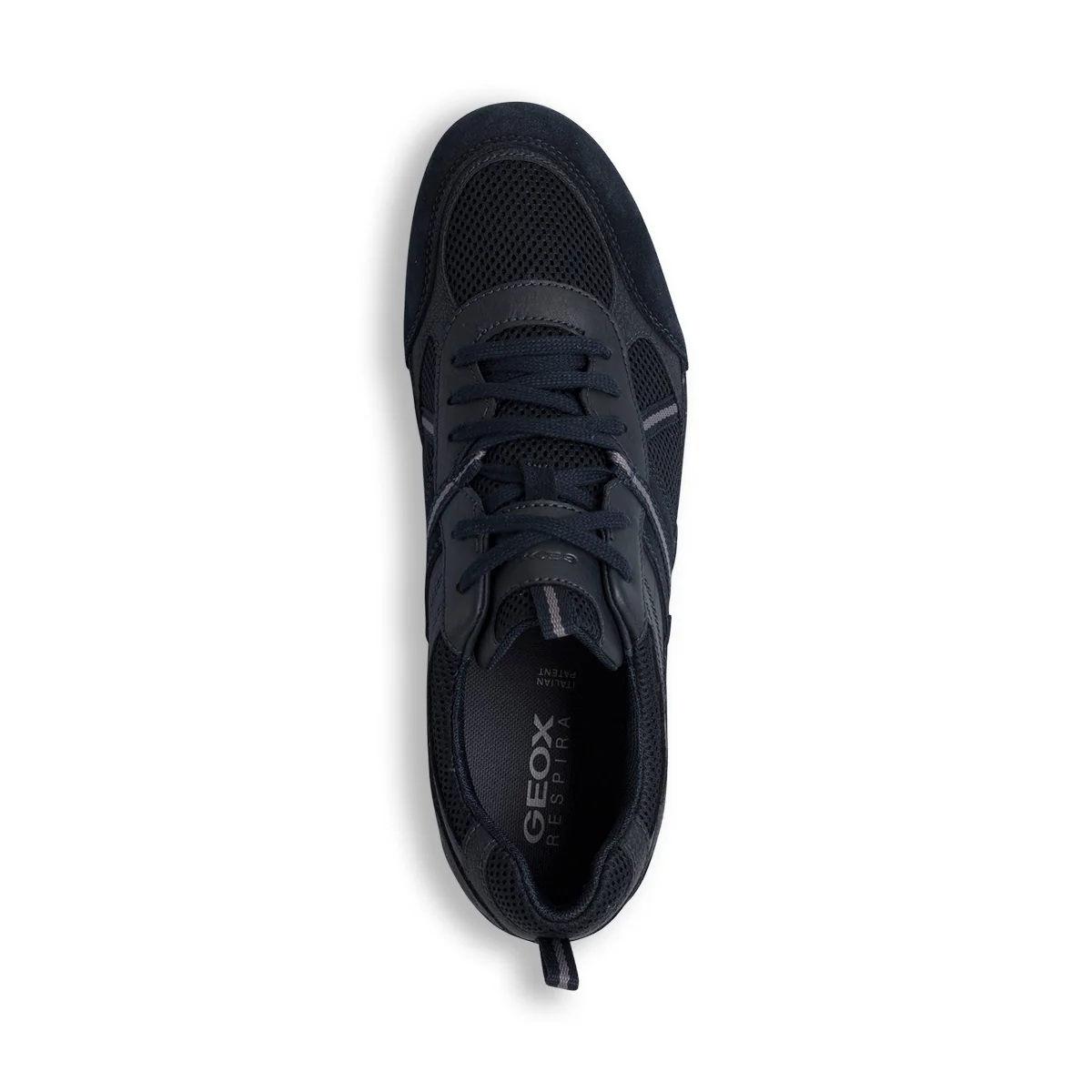 Sneakers blu navy in pelle scamosciata da uomo Geox Ravex - Image 7