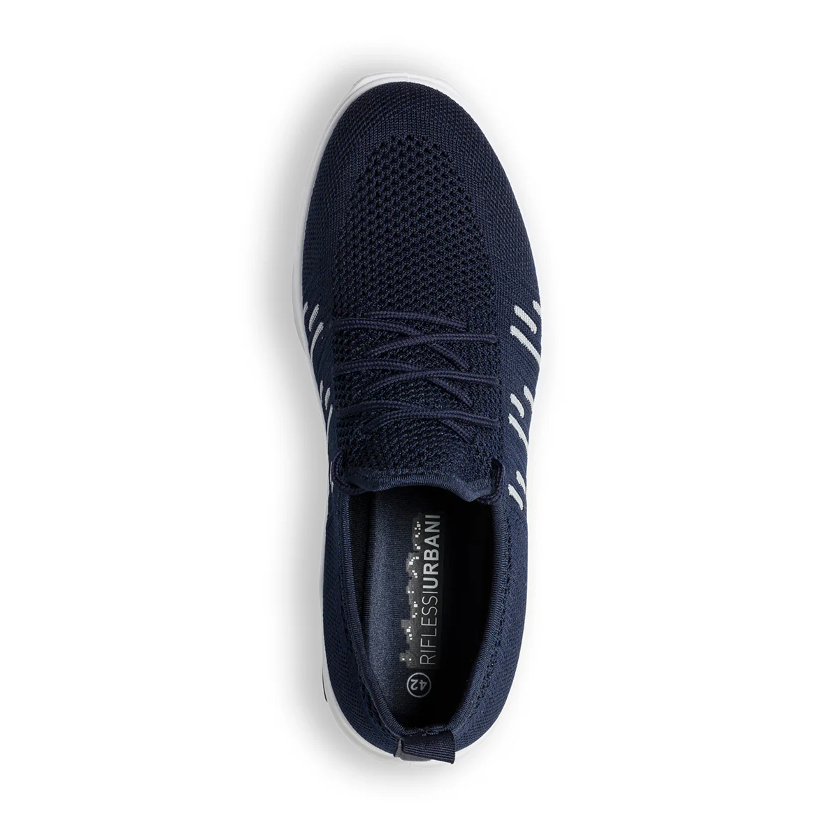 Sneakers blu navy in tessuto mesh Riflessi Urbani - Image 8