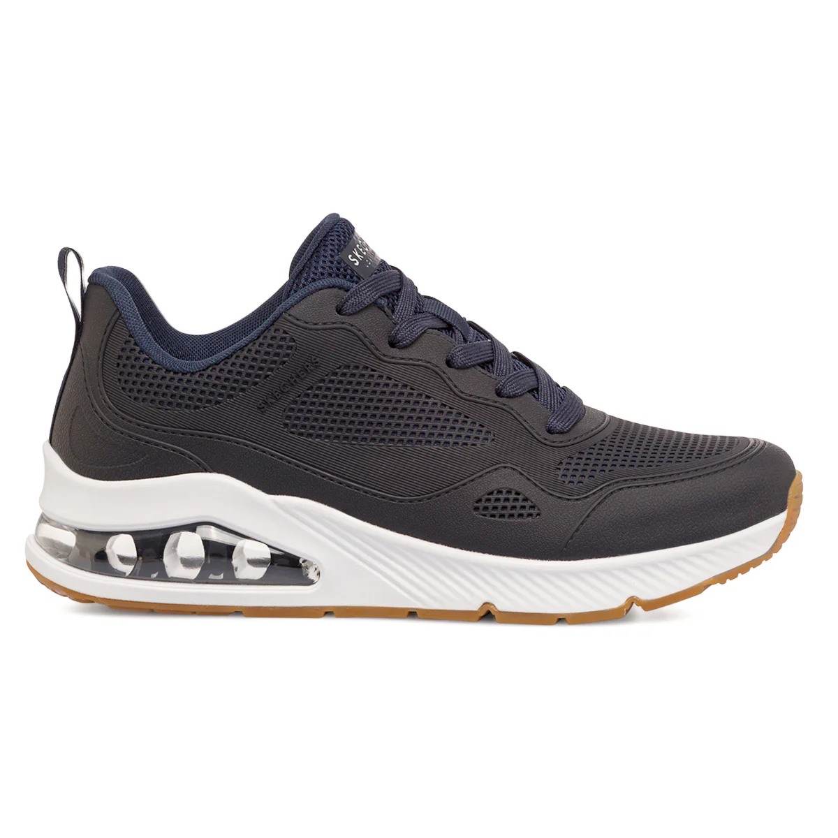 Sneakers blu scuro da uomo con suola ad aria Skechers Uno 2 - Vacationer