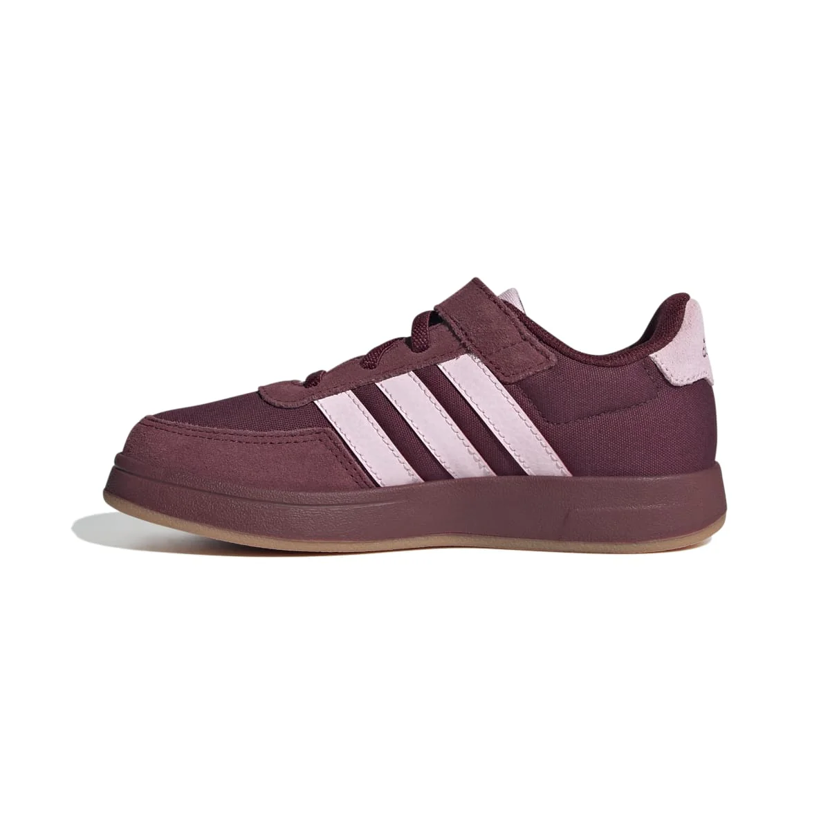 Sneakers bordeaux da bambino con strisce bianche adidas Breaknet 2.0 EL K - Image 3