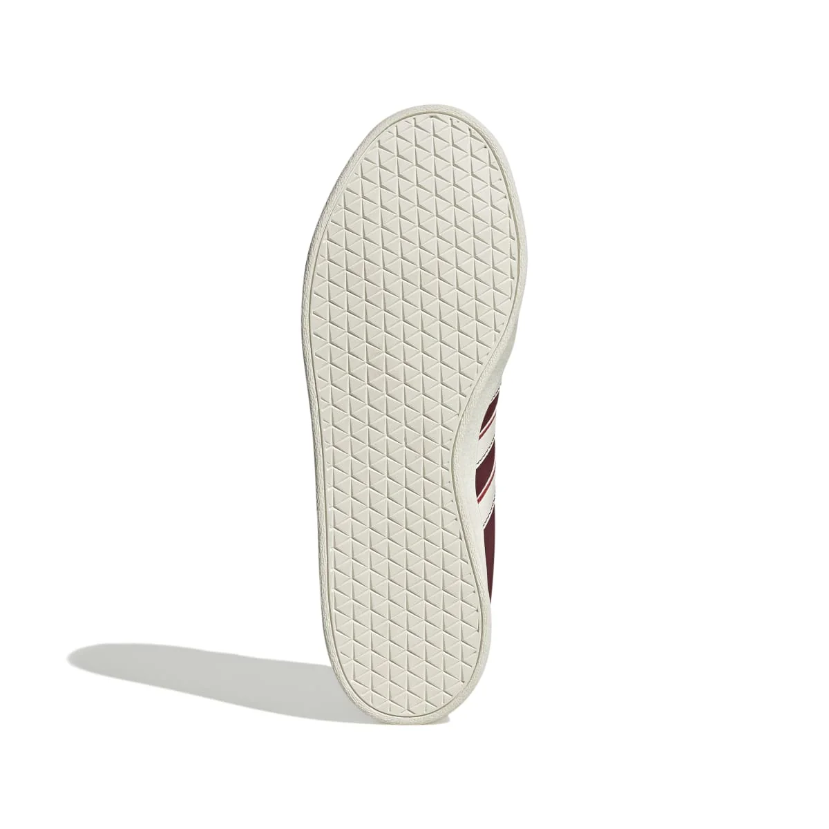 Sneakers bordeaux da uomo con strisce bianche adidas VL Court 2.0 - Image 3
