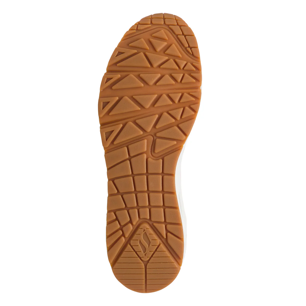Sneakers camel da uomo con suola ad aria Skechers Uno - Image 4