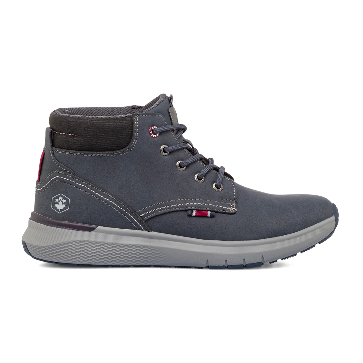 Sneakers casual alte da uomo grigie Lumberjack Neil