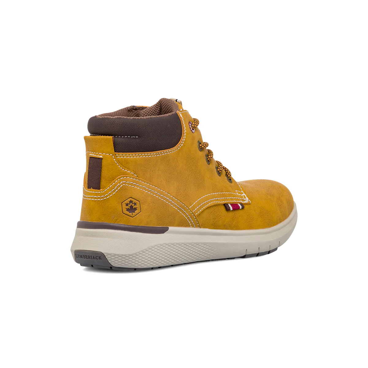 Sneakers casual alte da uomo ocra Lumberjack Neil - Image 3
