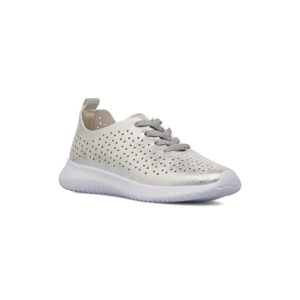 Sneakers casual argento da Donna con dettagli traforati Lora Ferres - Image 2