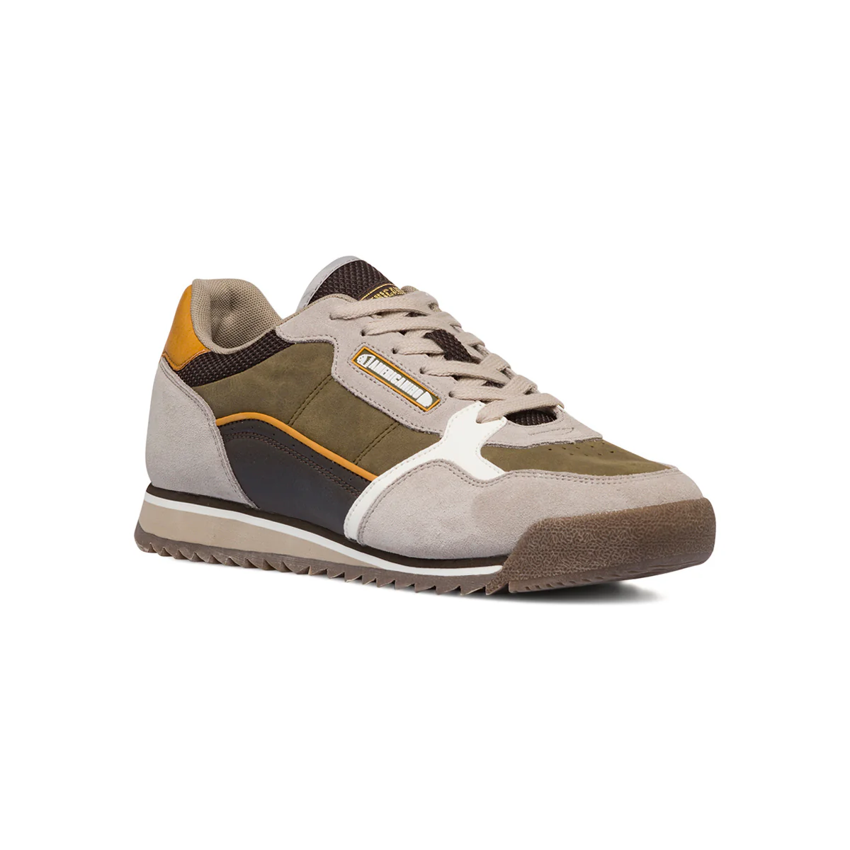Sneakers casual beige e verde oliva da uomo Americanino - Image 2