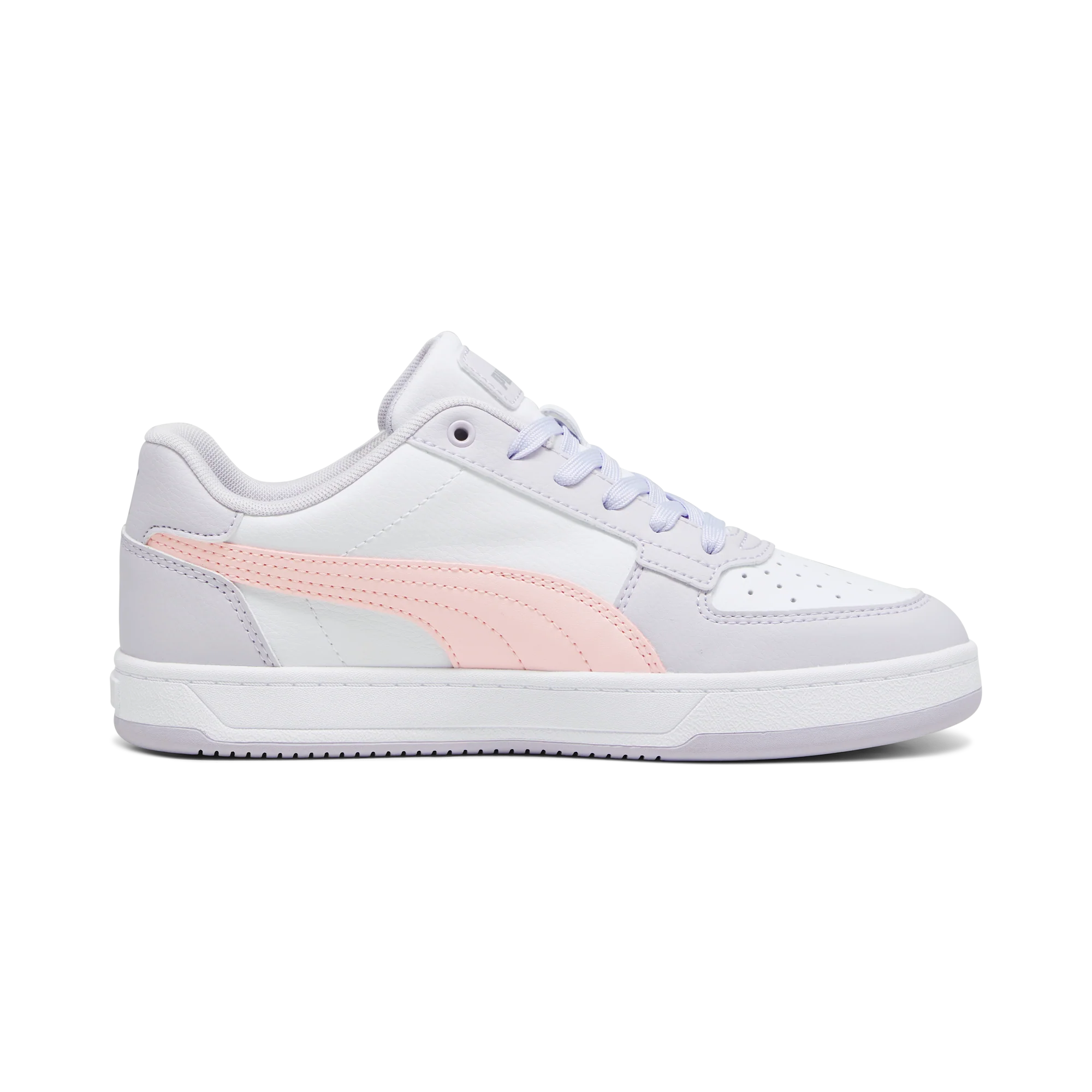 Sneakers casual bianche con dettagli lilla e rosa e logo Puma caven 2.0. - Image 3