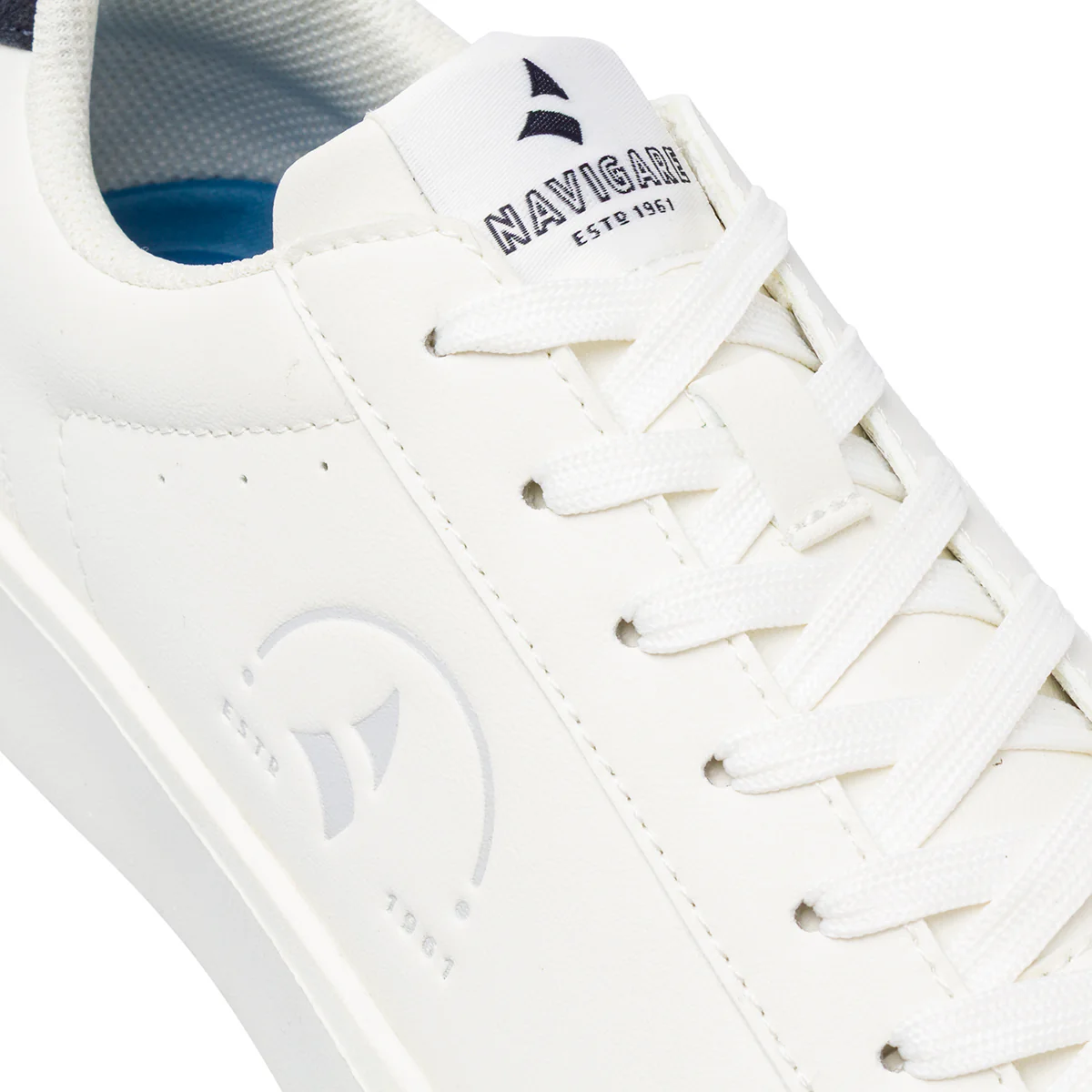 Sneakers casual bianche da Uomo con logo Navigare - Image 4
