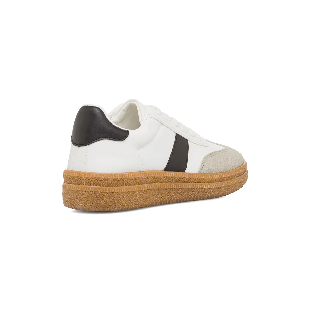Sneakers casual da donna bianche con dettagli neri Lora Ferres - Image 3