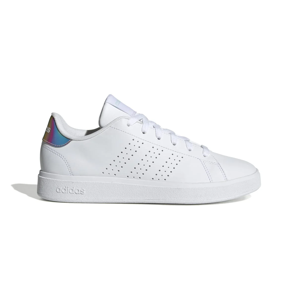 Sneakers casual da donna bianche con logo adidas Advantage base 2.0