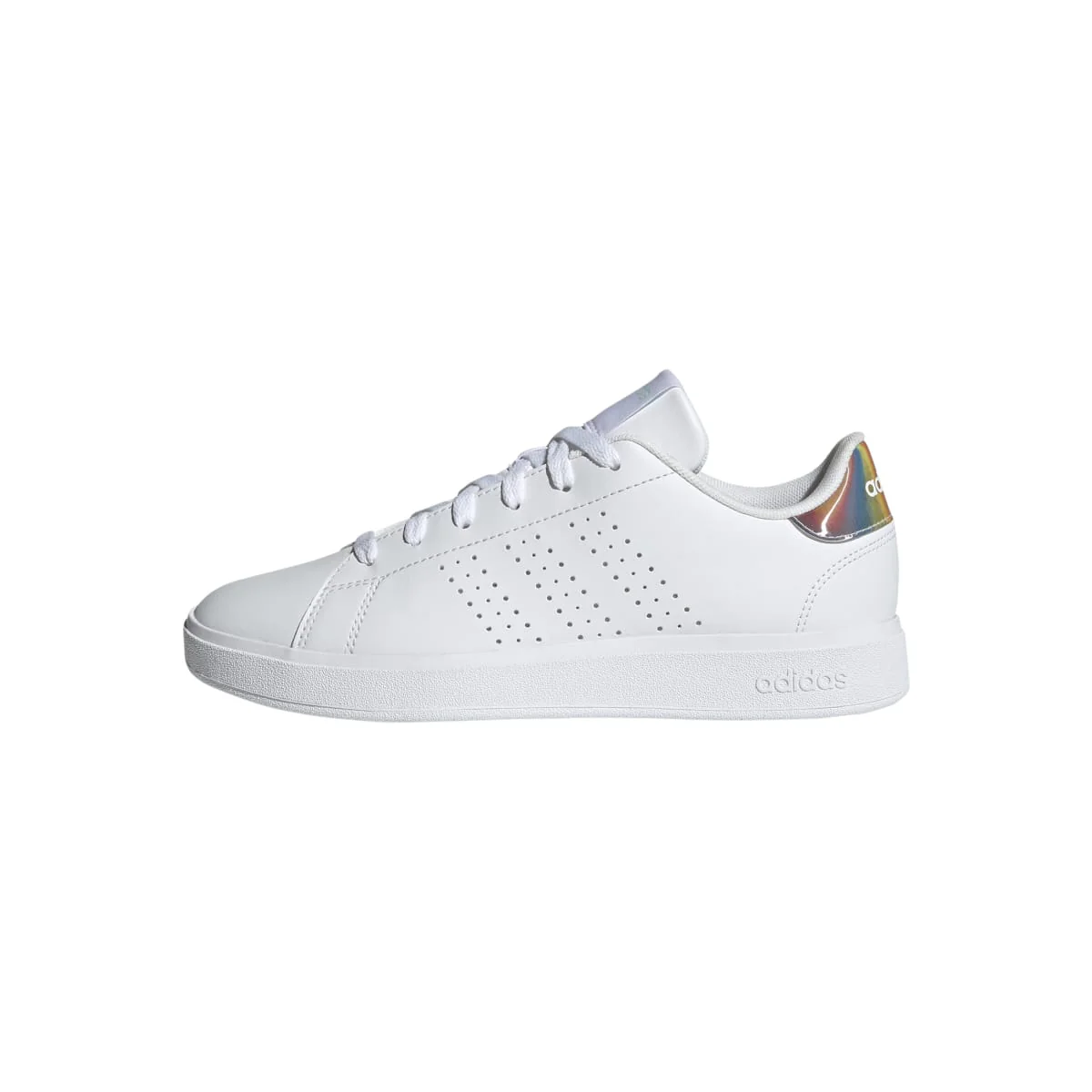 Sneakers casual da donna bianche con logo adidas Advantage base 2.0 - Image 3