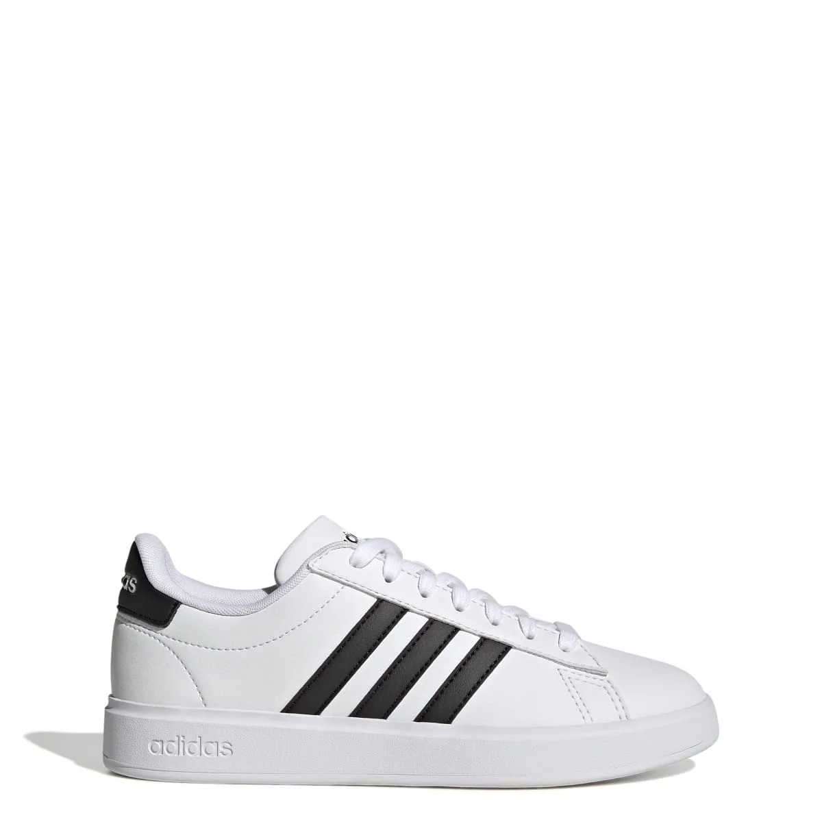 Sneakers casual da donna bianche con logo adidas Grand Court - Image 4