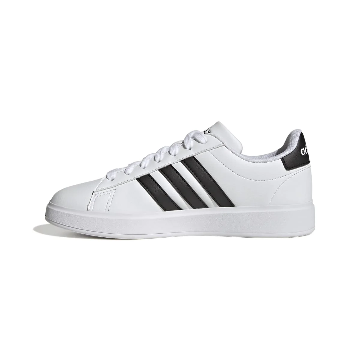 Sneakers casual da donna bianche con logo adidas Grand Court - Image 6