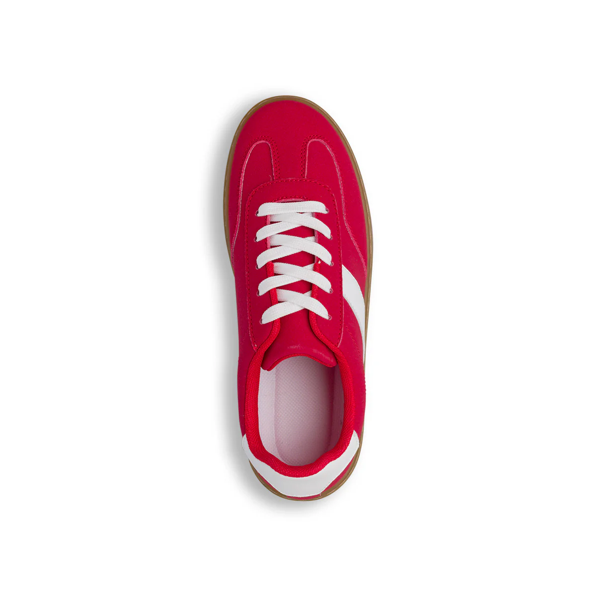 Sneakers casual da donna rosse con dettaglii bianchi Lora Ferres - Image 6