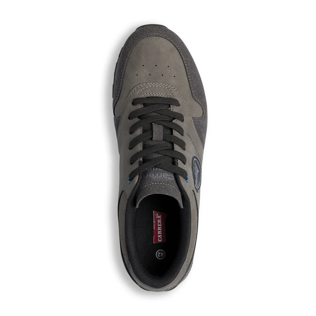 Sneakers casual da uomo grigie con dettagli antracite Carrera Jeans - Image 5