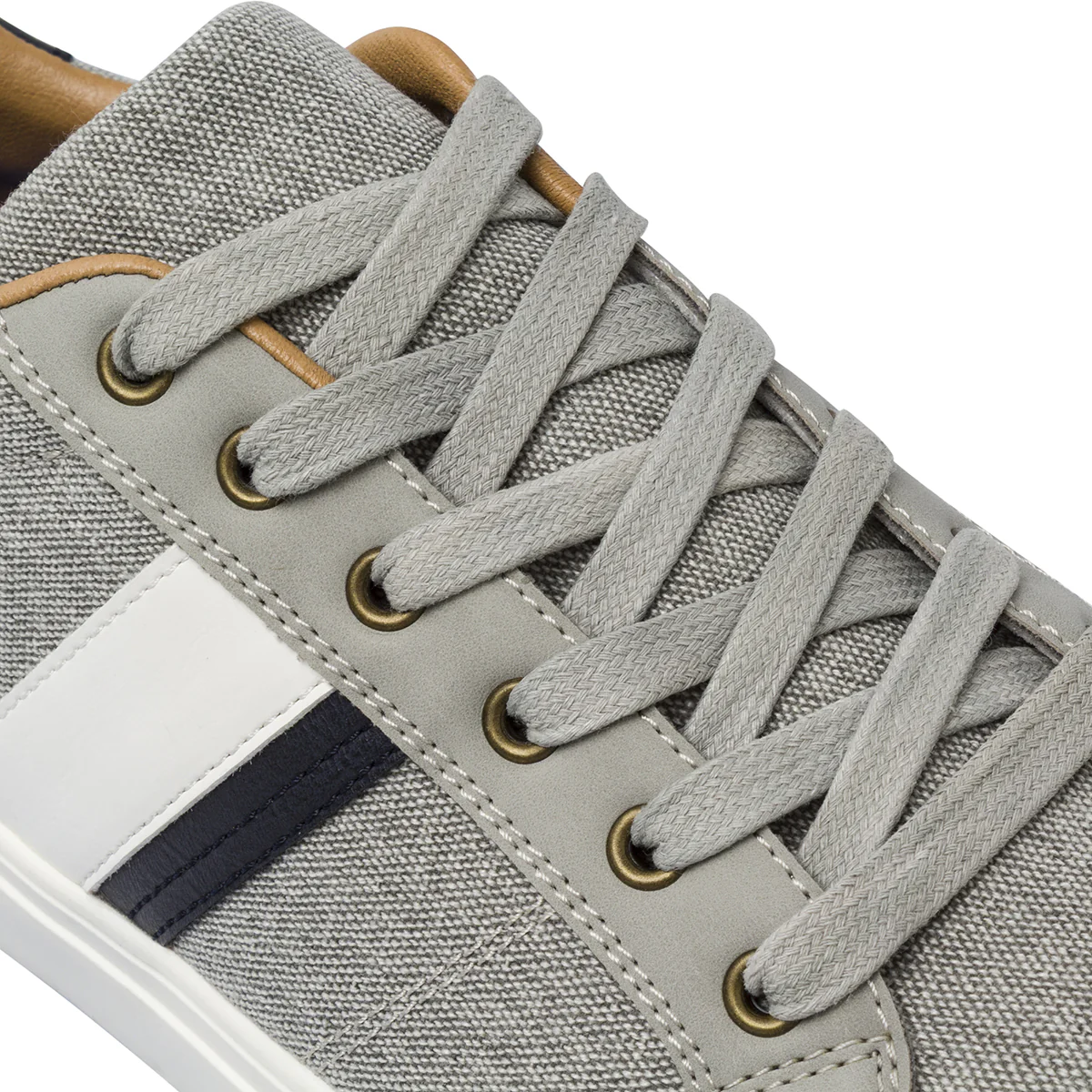 Sneakers casual da Uomo grigie in tessuto Riflessi Urbani - Image 4