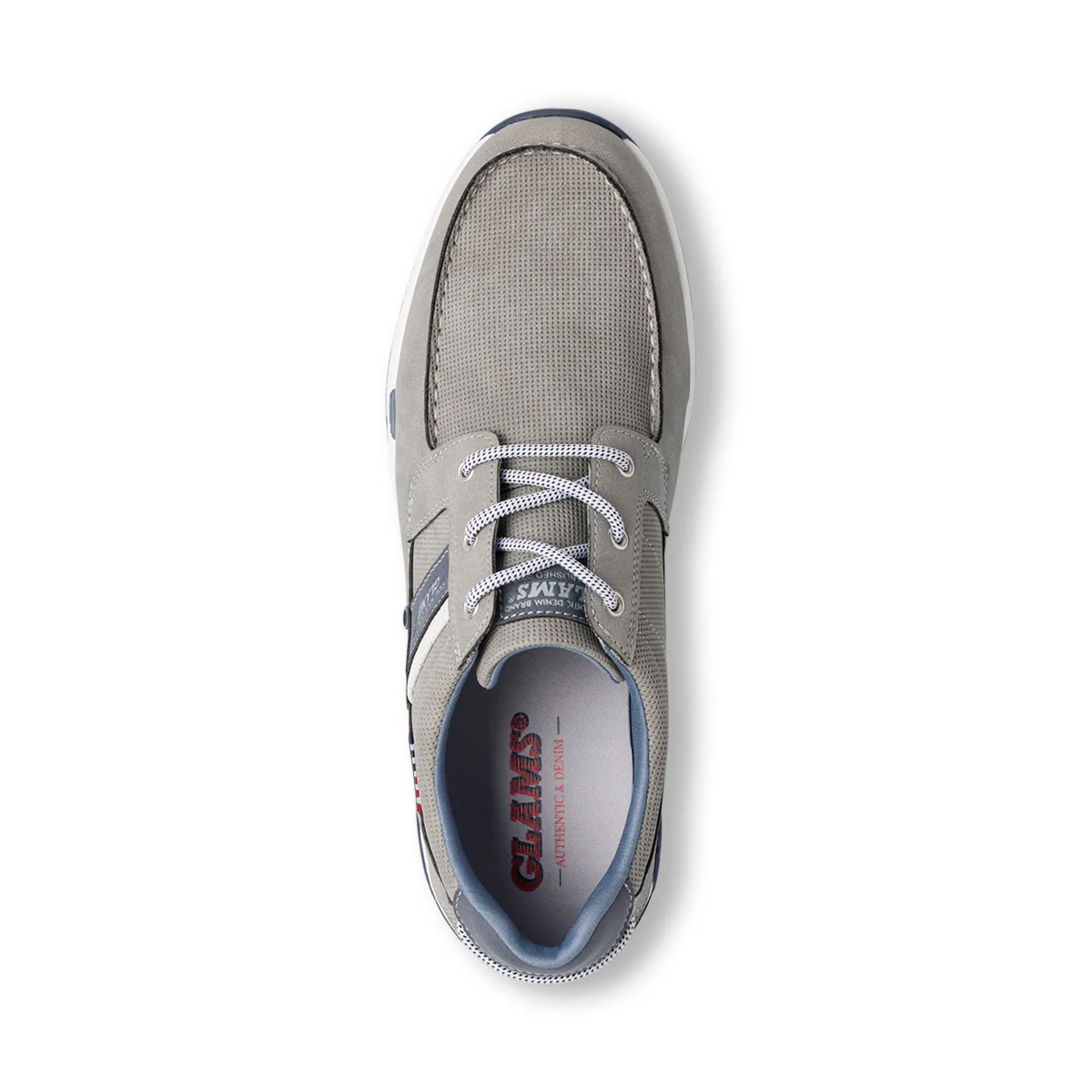 Sneakers casual grigie da uomo Glams - Image 4