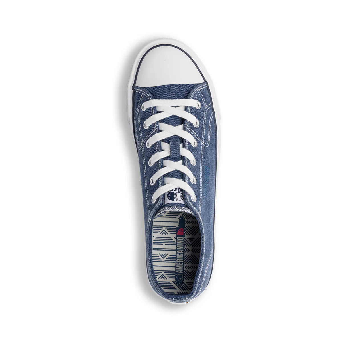 Sneakers casual in tessuto effetto jeans da Uomo Americanino - Image 5