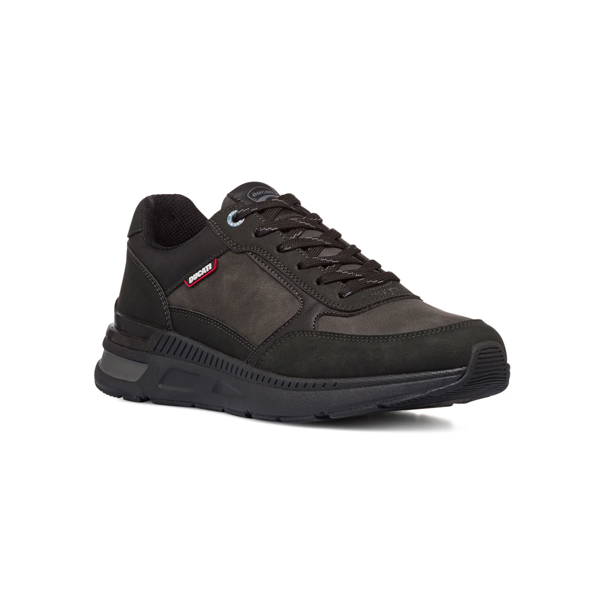Sneakers casual nere da uomo con logo Ducati - Image 2