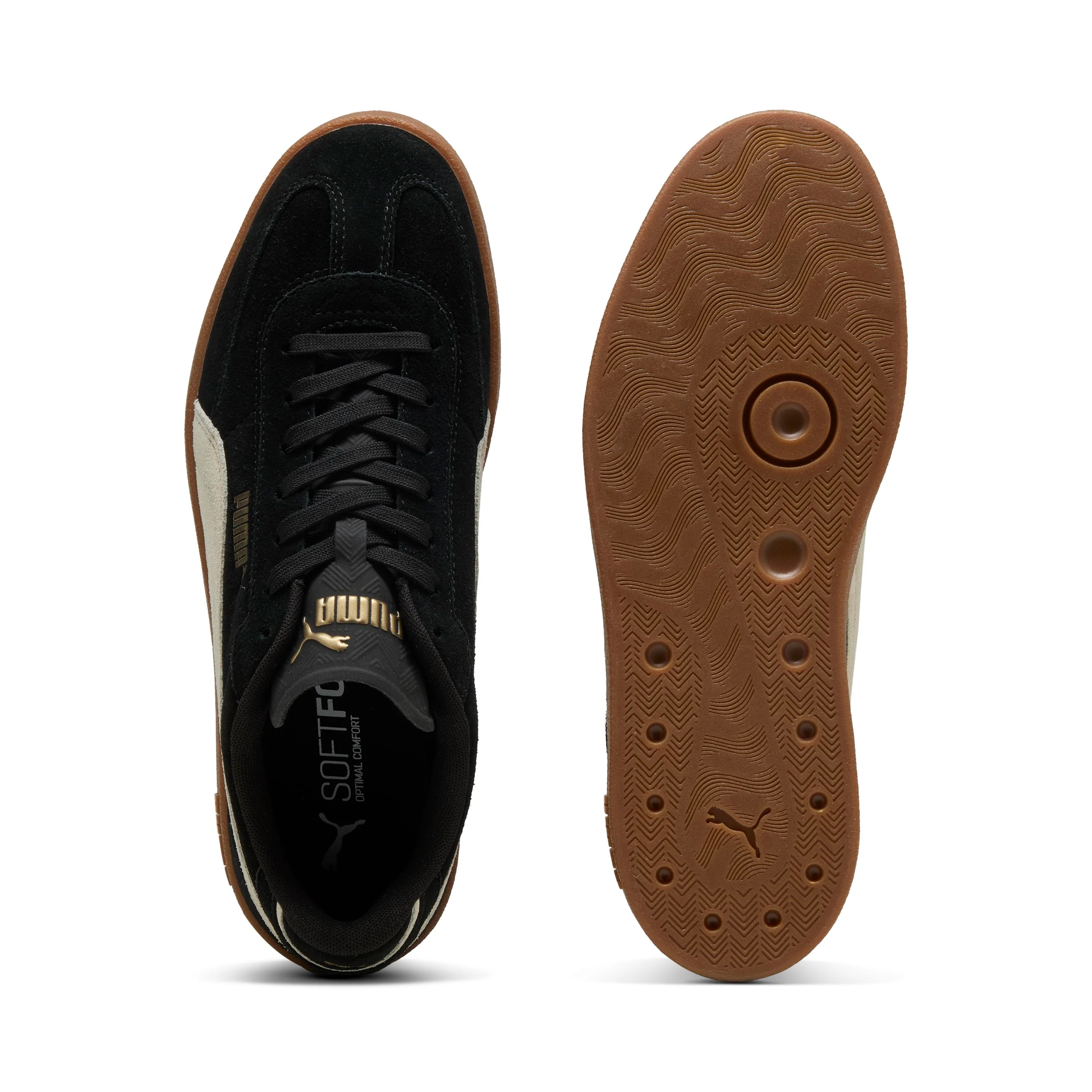 Sneakers casual Puma Club II in pelle effetto scamosciato con logo - Image 5
