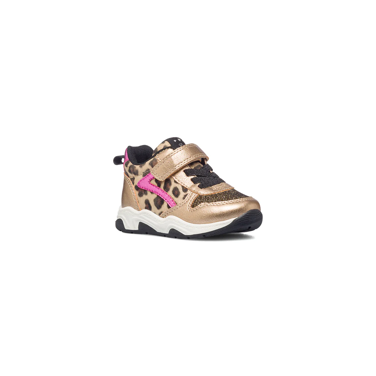 Sneakers color oro con stampa animalier Le scarpe di Alice - Image 2