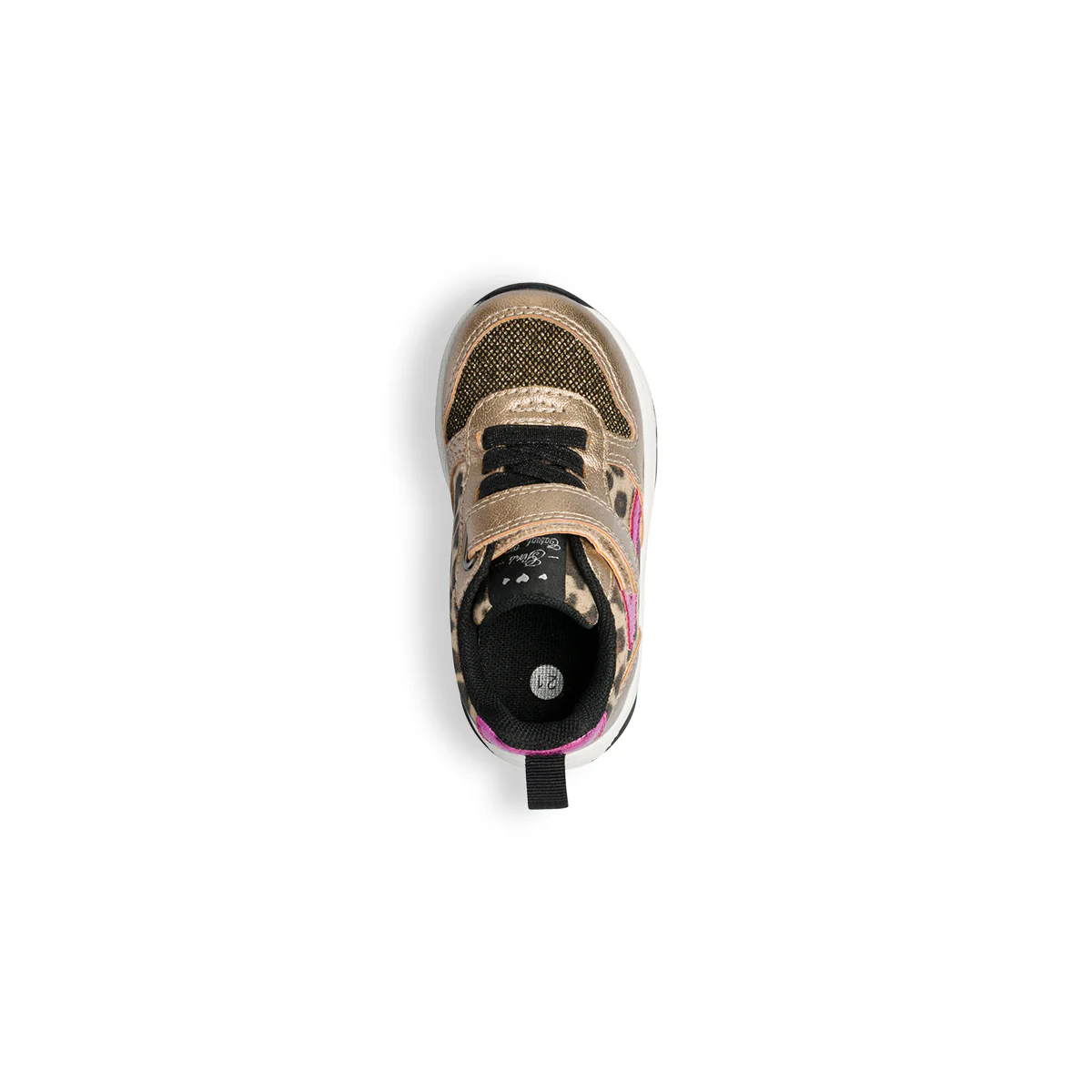 Sneakers color oro con stampa animalier Le scarpe di Alice - Image 8