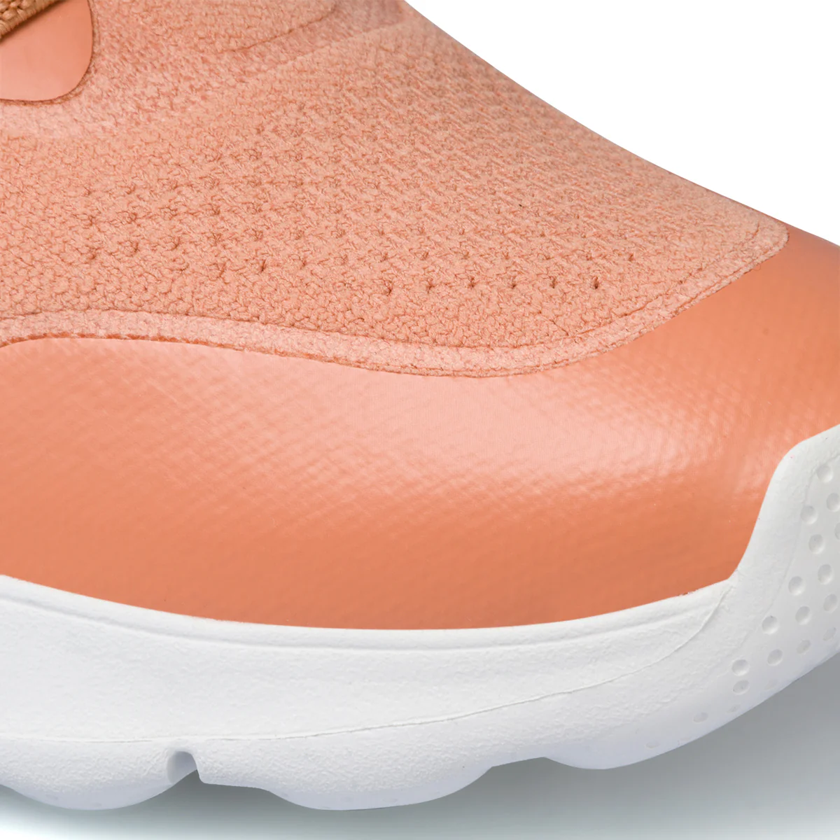 Sneakers color pesca da donna in tessuto knit Geox Spherica Actif - Image 8
