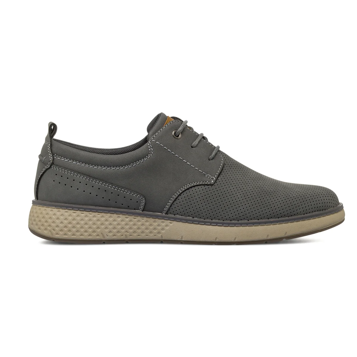 Sneakers comfort grigie da Uomo con tomaia traforata P Soft
