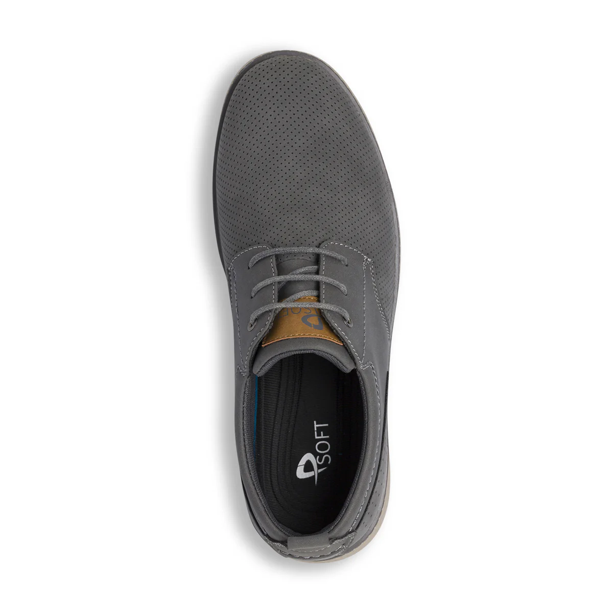 Sneakers comfort grigie da Uomo con tomaia traforata P Soft - Image 5