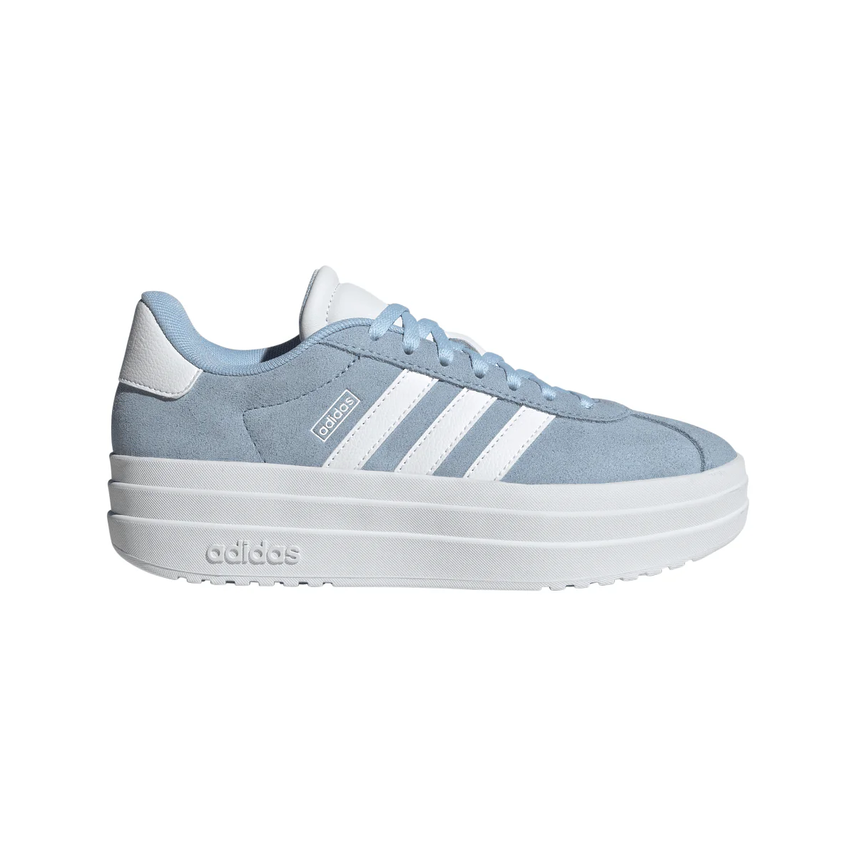 Sneakers con suola platform azzurre da Ragazza VL COURT BOLD adidas - Image 2