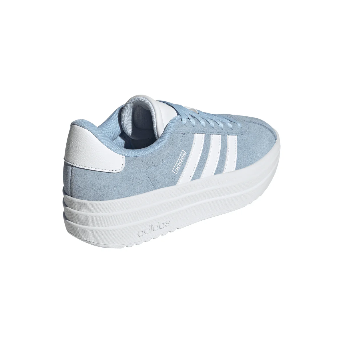 Sneakers con suola platform azzurre da Ragazza VL COURT BOLD adidas - Image 3