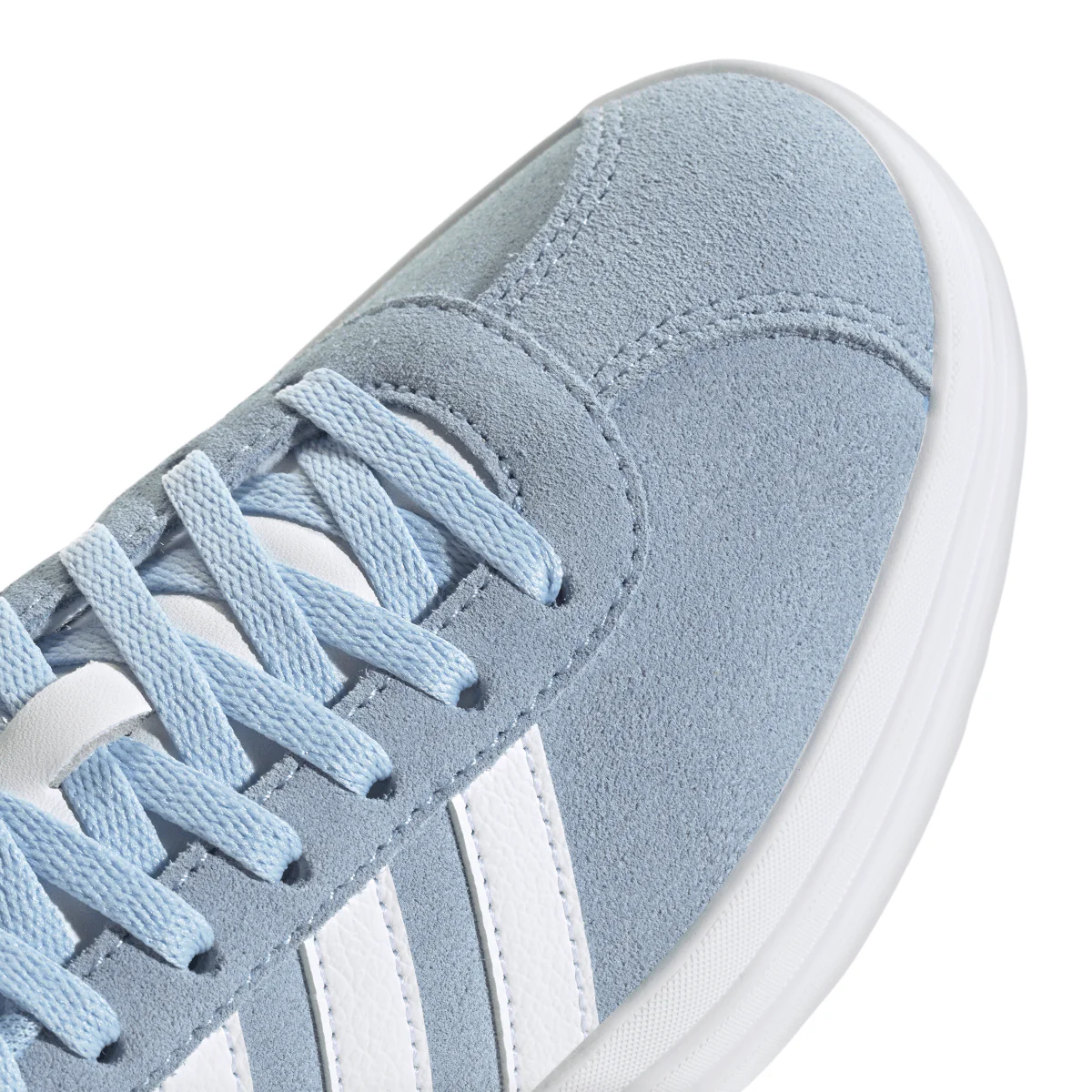 Sneakers con suola platform azzurre da Ragazza VL COURT BOLD adidas - Image 5