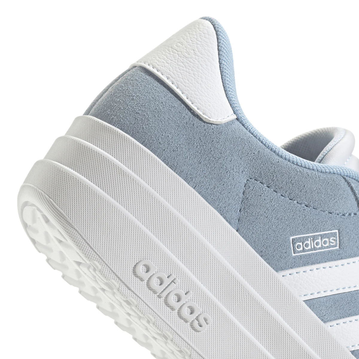 Sneakers con suola platform azzurre da Ragazza VL COURT BOLD adidas - Image 6
